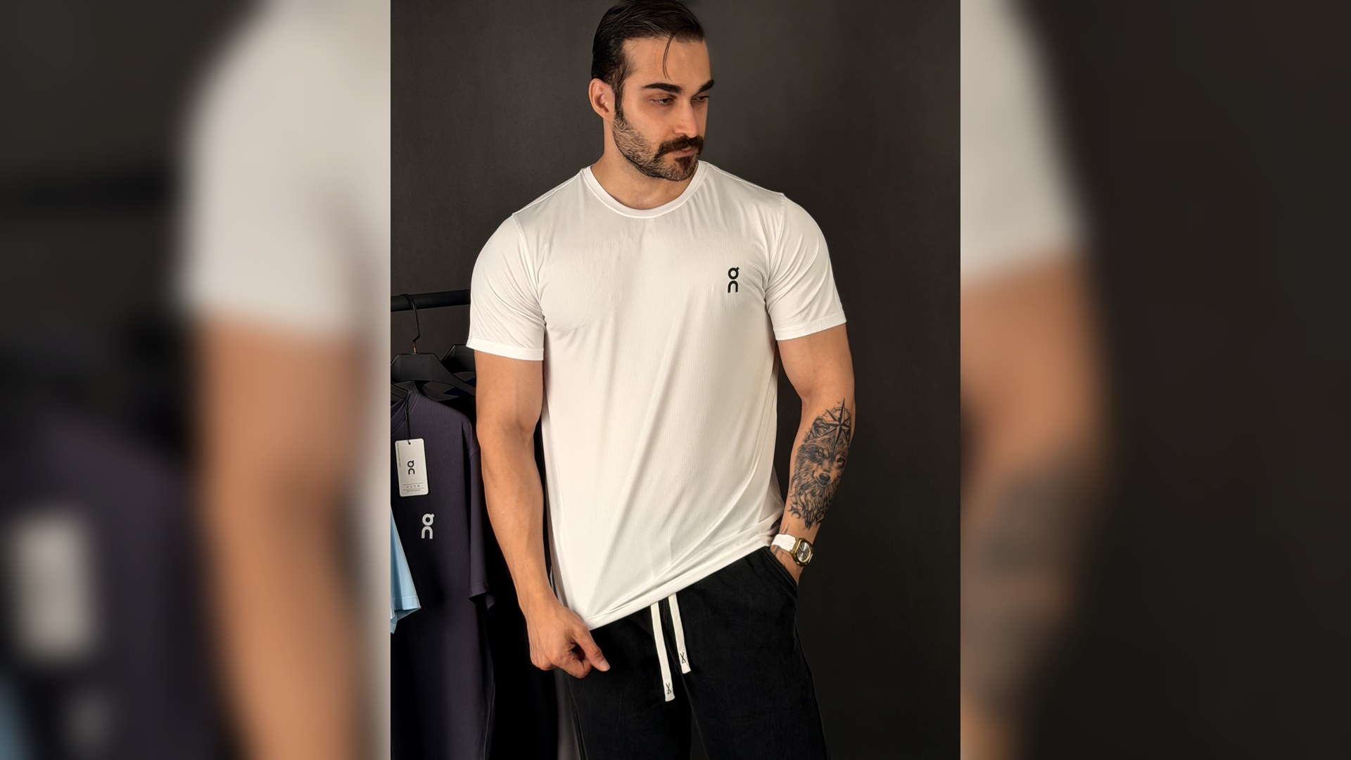 تیشرت ورزشی مردانه سفید