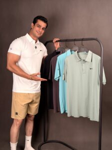 تصویر 1 تیشرت یقه دار Nike 087؛ نمای محصول و جزئیات قابل مشاهده